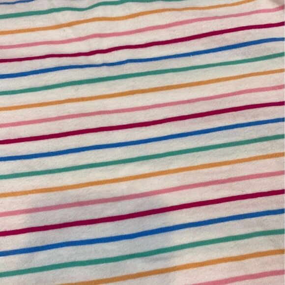 J. Crew Colorful Striped T-Shirt Dress XS - Picture 5 of 6